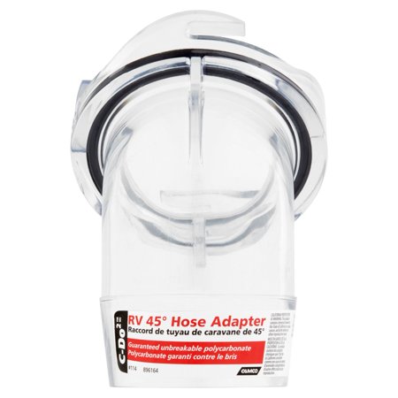 Sewer Fitting - C-Do 2 Clear 45 Degree Hose Adapter