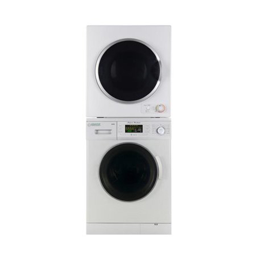 Equator 110V Compact Laundry Centre 1.6 cf Washer+Vented 3.5 cf Auto/Time Dryer