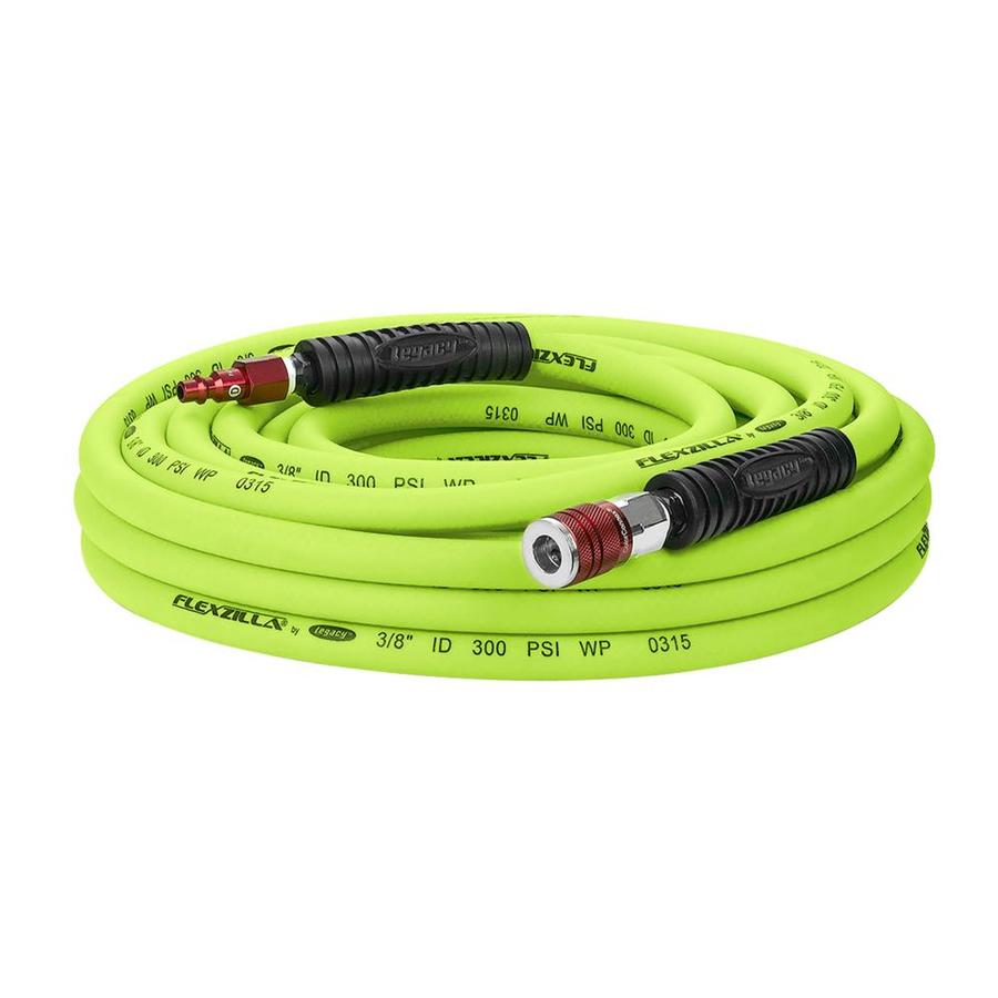 Flexzilla Air Hose 3/8in x 35ft w/ ColorConnex Coupler  Plug Type D Red
