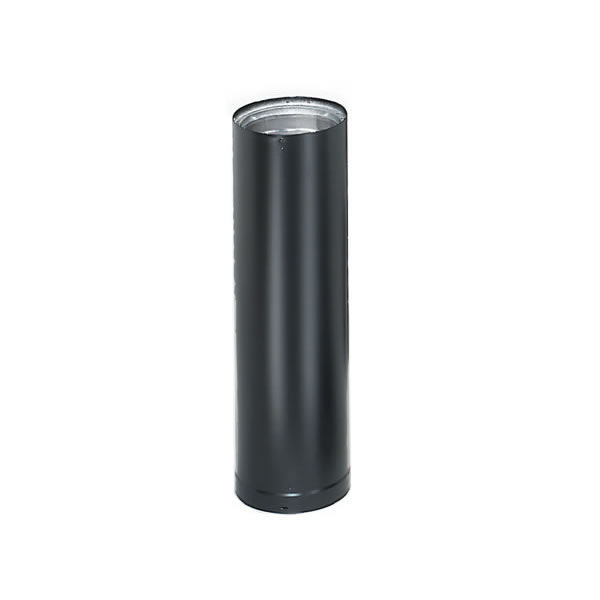 8" x 48" Dura-Vent DVL Double-Wall Black Pipe