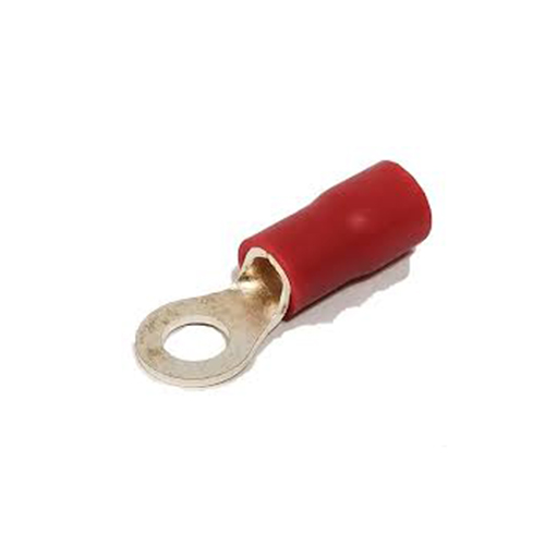 (RED) 1/4 RING TERMINAL FOR 6-8 GAUGE (50PC)